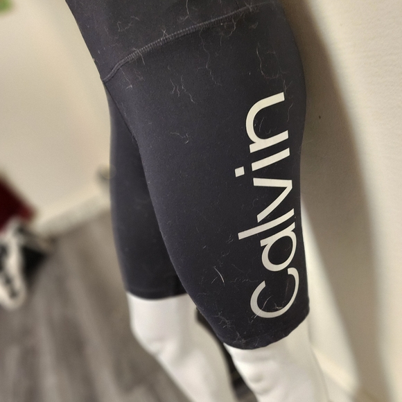 Calvin Klein Performance Pants - Calvin Klein Performance Black and White Leggings